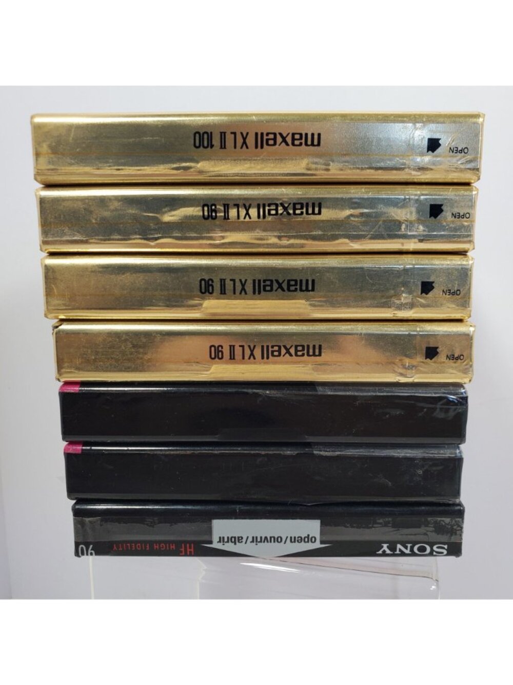 Maxell XL II High Bias Cassette Tapes 90 & 100 Min Assorted Lot of 7 - Picture 2 of 7